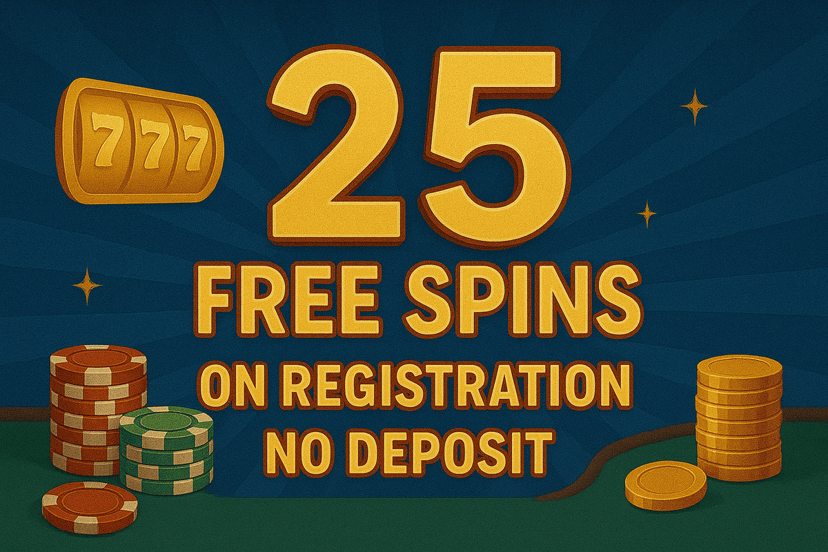 25 free spins on registration no deposit