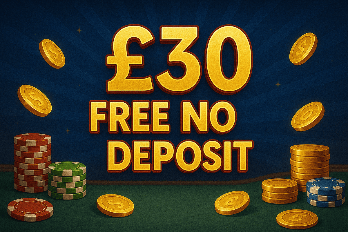 £30 free no deposit